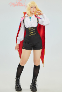 Howl Derivative Casual Outfit Anzug Hemd Overall Umhang Halskette Cosplay Kostüm
