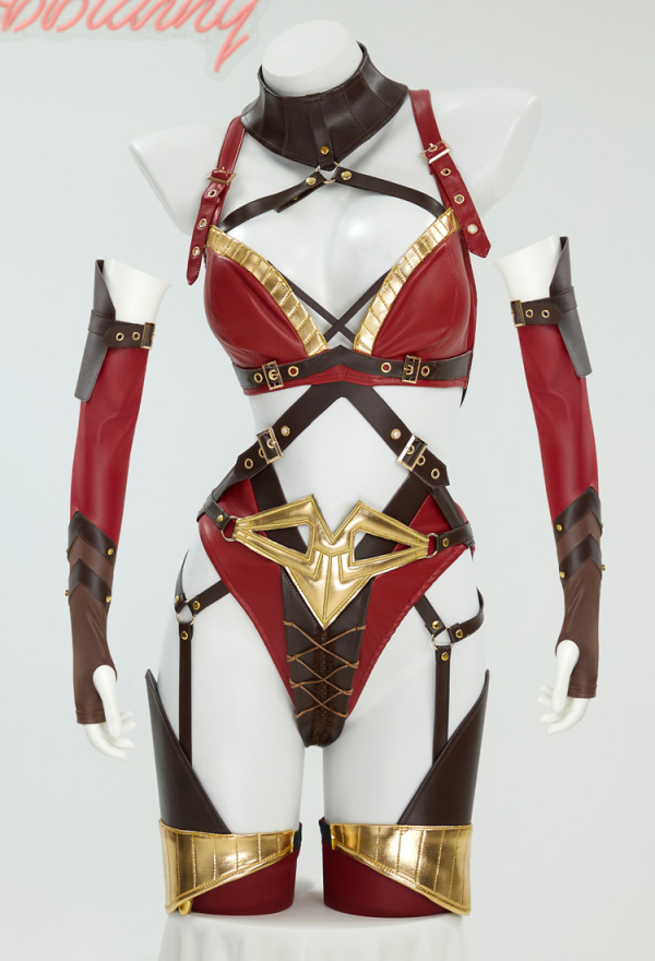 Mujer Traje Melena Derivado Sexy Conjunto de lencería erótica