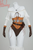 Ciri Derivative Sexy Dessous Bodysuit Lingerie Schulterfreier Schnürung mit Handschuhgürtel
