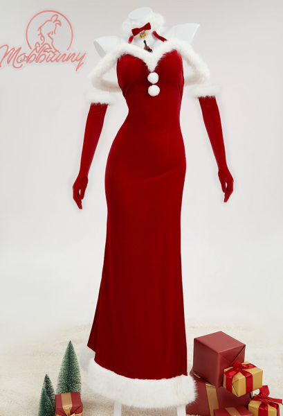 white christmas dresses VC Red Christmas Dress For Women Sexy One Shoulder Sparkle Glitzy Sequins  Dress Mesh Patchwork Celebrity Party Long Vestidos main image 0