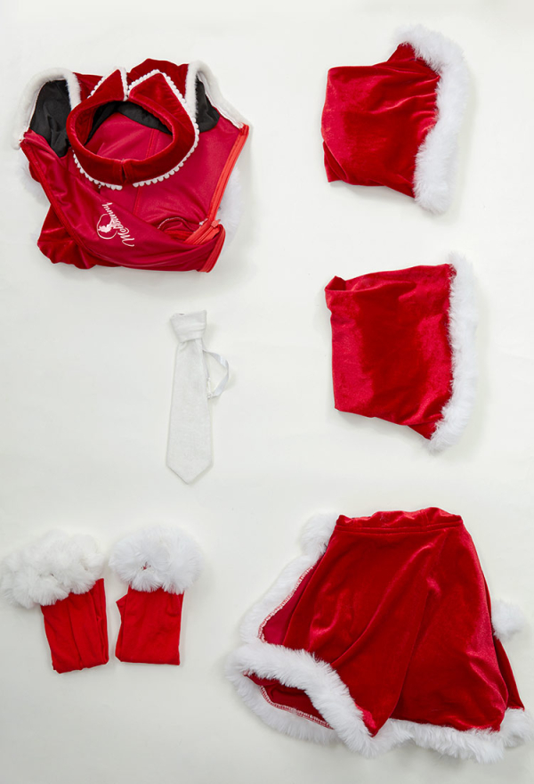 Women Vocal Derivative Sexy Lingerie Costume - Christmas Clothing Plush Bodysuit with Cape and Sleeves Cosplay | Top Quality Outfits for Sale Women Vocal Derivative Sexy Lingerie Costume - Christmas Clothing Plush Bodysuit with Cape and Sleeves Cosplay | Top Quality Outfits for Sale