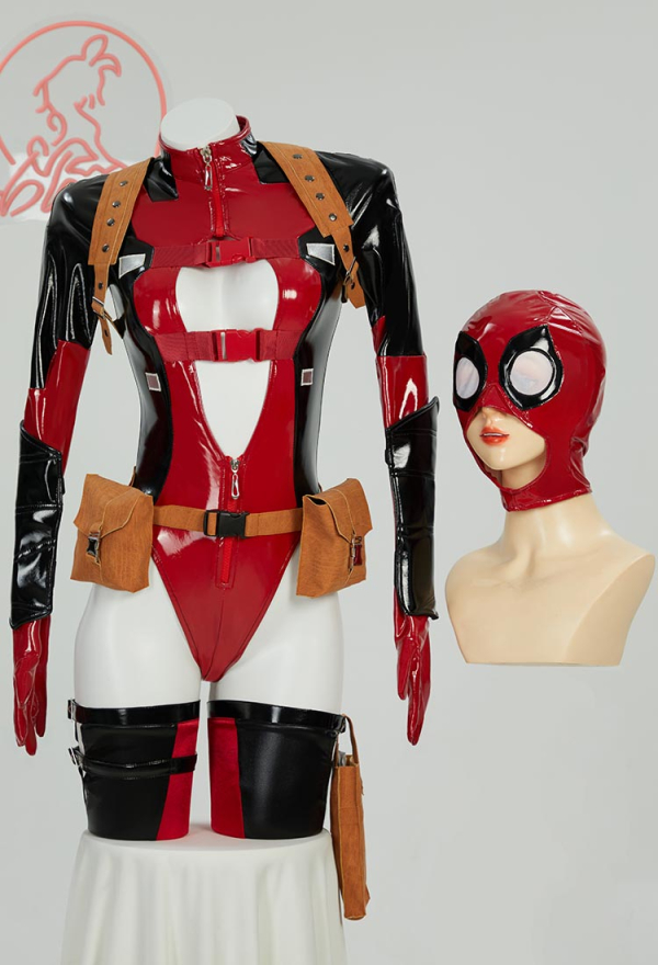 Women Derivative Sexy Lingerie Set - Bodysuit and Belt with Waist Bag and  Headgear Cosplay | Top Quality Outfits for Sale