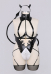 MOBBUNNY X DISHWASHER1910 Plus Size 2B Derivative Little Devil Sexy Bodysuit Cutout Bandage Jummpsuit with Tail and Headpiece