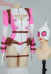 Super Heroine Derivative Sexy Lingerie Bodysuit with Hat Wrist Guards Cosplay Costume
