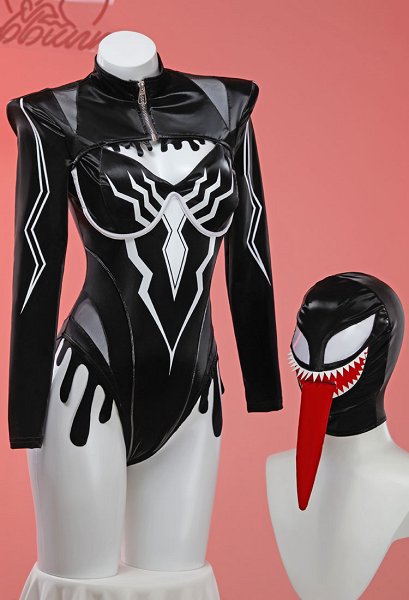 Eddie Derivative Sexy Lingerie Set Bodysuit with Gloves Headgear