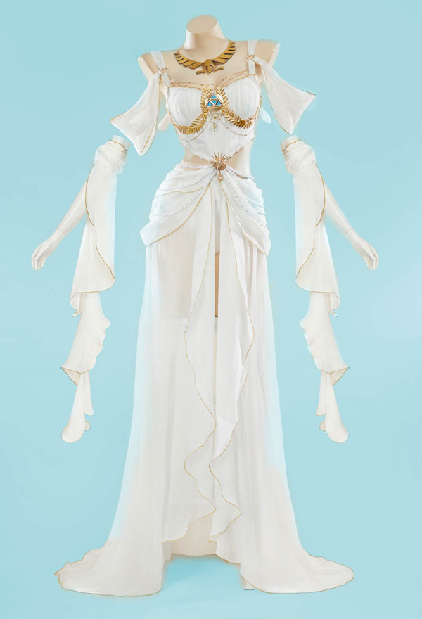 sexy lingerie jav Women Princess Zelda Derivative Sexy Lingerie - Dance Dress Outfit Split  Bodysuit with Sleeves and Necklace Cosplay