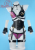 Game Jinx Derivative Sexy Lingerie Set Bra Panty with Waistband Gloves