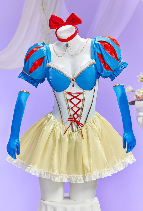 strapless open back dress Sexy Kimono Princess Costume main image 1