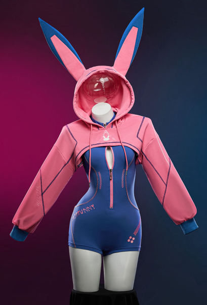 Dva Derivative Sexy Lingerie Cyber Style Bodysuit - Tight Sportswear with Hooded Short Jacket OW Cosplay | Top Quality Lingerie for Sale Dva Derivative Sexy Lingerie Cyber Style Bodysuit - Tight Sportswear with Hooded Short Jacket OW Cosplay | Top Quality Lingerie for Sale