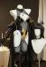 Mobbunny x Princess_Ailish Shadowheart Bride Gothic Black Wedding Dress Sexy Lingerie Jumpsuit with Veil and Headdress