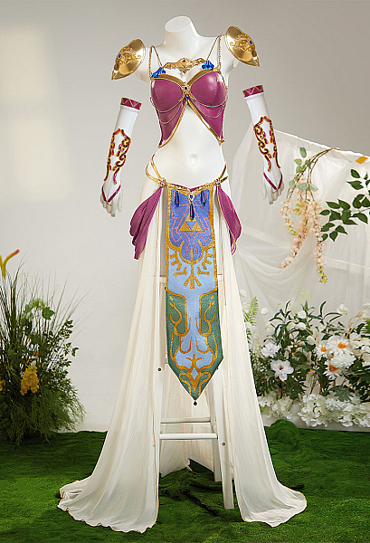 Twilight Princess Derivative Lingerie Tanzkleid Outfit Sexy Dessous Kurzes Top mit Höschen Schleife