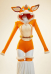 Bokoblin Derivative Sexy Cosplay Lingerie Plush Bodycon Romper Fluffy Pig Hoodied Bodysuit with Belt and Socks