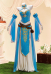 The Legend of Zelda Princess Zelda Derivative Sexy Dessous Tänzerinkleid Lingerie Neckholder Top Rock mit Ärmeln Hüfttasche