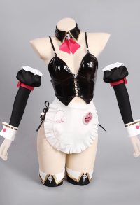 Goddess Nikke Mast Cosplay Sexy Lingerie Camisole Ceinture et string avec tablier