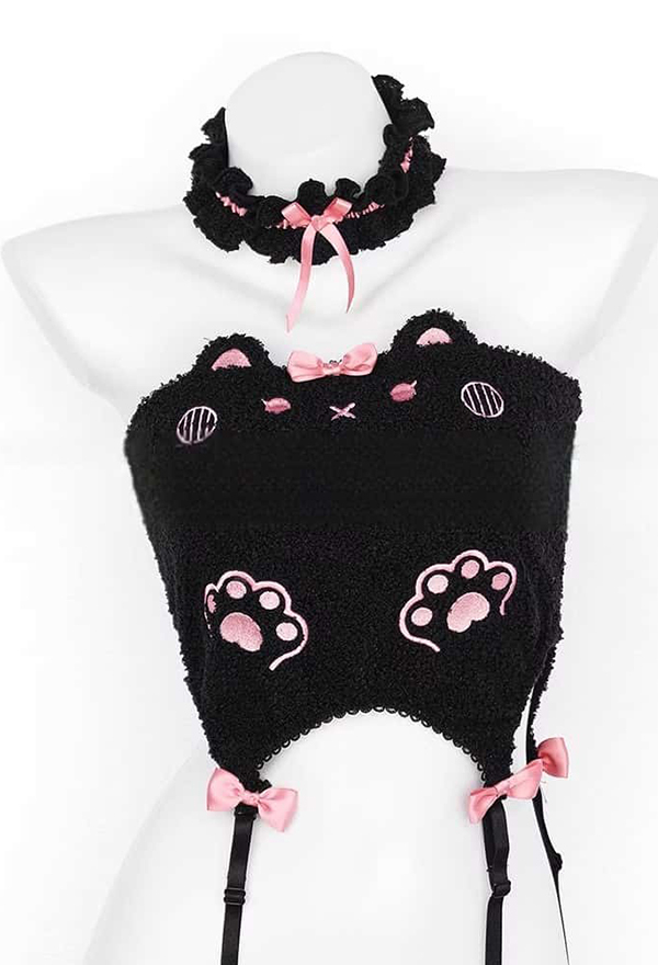 sexy dessous tube Weihnachtskleidung Sexy Dessous Ein-Wort-Kragen Tube Top Mittelhohes H –  LOVISS main image 1