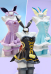 PM Derivative Sexy Cosplay Weihnachten Christmas Winterkleid mit Kopfschmuck und Schwanz