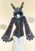 PM Derivative Sexy Cosplay Costume Fluffy Romper Plush Claws Hooded Bodysuit with Tail and Belt
