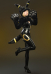 PM Derivative Sexy Cosplay Costume Set Tight Bodysuit Jacket and Plush Big Paw Hooded Jacket with Tail