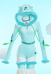 PM Derivative Sexy Cosplay Costume Cute Plush Romper Homewear Hooded Bodysuit with Backpack and Belt