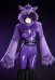 PM Derivative Sexy Cosplay Costume Bodysuit with Plush High Cutout Hoodie Furry Paws and Tail