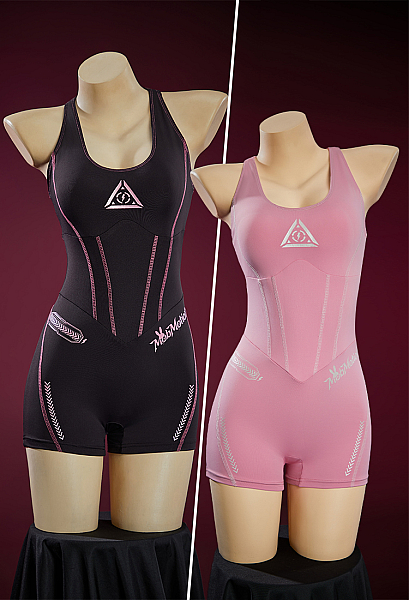 Sexy Cyber-style Short Sportswear Yoga Jumpsuit Suspender Printed Bodysuit (Only Bodysuit)