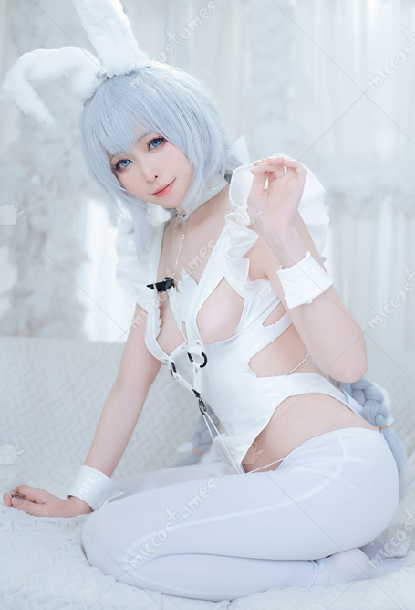 Azur Lane Bunny Girl Le Malin Sexy Bunny Outfit Cosplay Costume