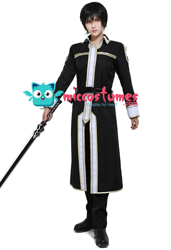 Kirito Costume SAO Alicization Cosplay Uniform for Sale