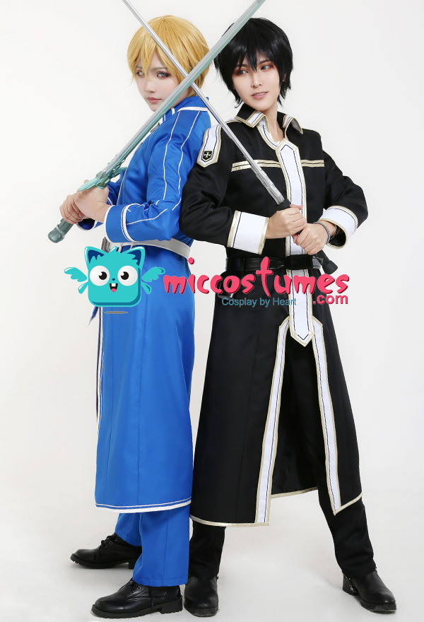 Épée Art Online Alicization Kirigaya Kazuto Kirito Costume Cosplay Uniforme