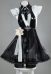 Stellar Blade 2B EVE Cosplay Costume YoRHa No. 2 Type B Black Dress with Eye Patch Gloves