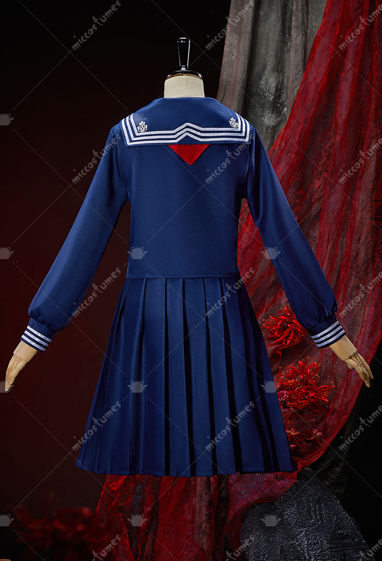 Female Game Silent Hill Shimizu Hinako Cosplay Costume Daily Sailor Suits