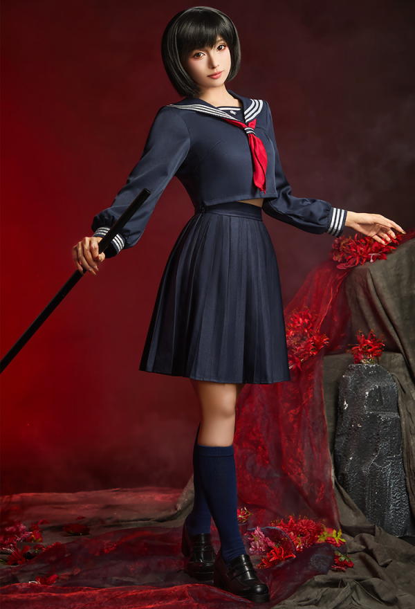 Silent Hill F Shimizu Hinako Blue JK Uniform - Cosplay Costume