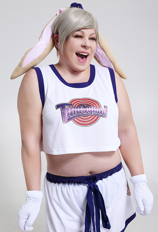 Übergröße Space Jam Lola Bunny Rabbit Curvy Cosplay Kostüm