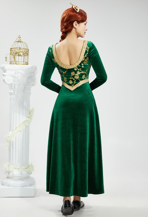 Disfraces Princesa Fiona Vestido Mujer Fiona Traje Vestido