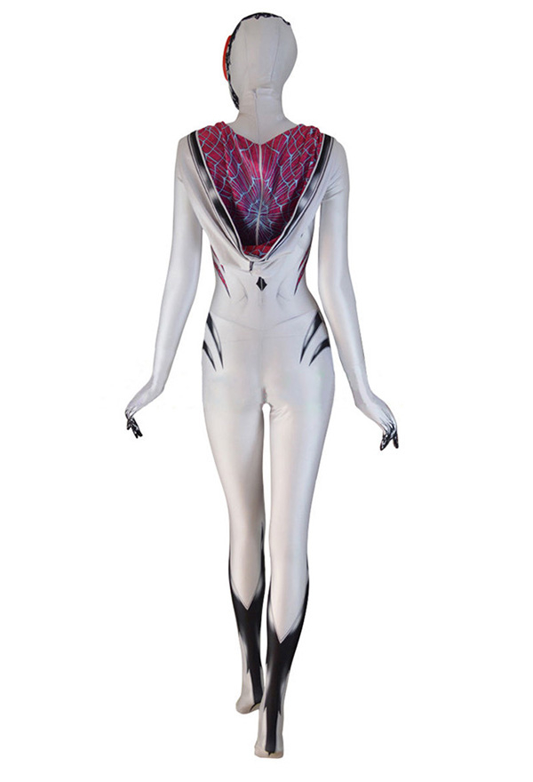 Gwenom Gwen Stacy Gwen Venom Kapuzepullover Jumpsuit Bodysuit Cosplay Kostüm