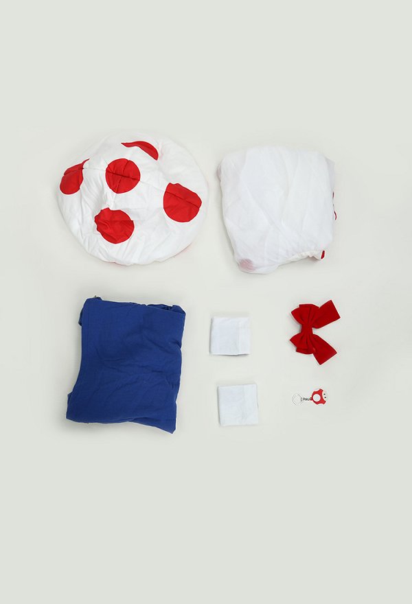 Costume Champignon Rouge Avec Cape - Pour Cosplay, Halloween, Fêtes - Taille Unique Enfant/Adulte, Confortable