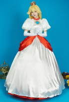Princess Cosplay Costume Top and Skirt with Crinoline and Gloves