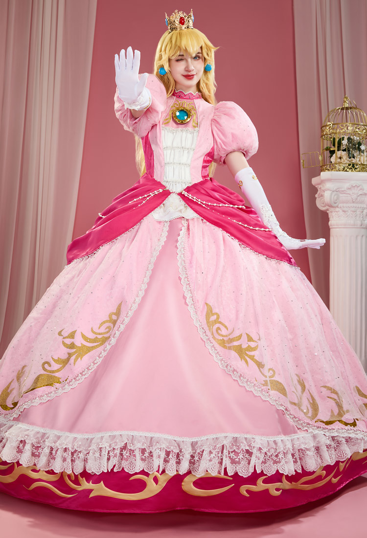 open lace back dress Peach Fairy Ruffled Sleeve Chiffon Plunging Formal Dress – Brydealo