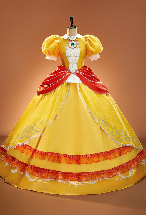 Premium Edition Princess Daisy Outfit - Cosplay Costumes | Top Quality Clothes for Sale Premium Edition Princess Daisy Outfit - Cosplay Costumes | Top Quality Clothes for Sale