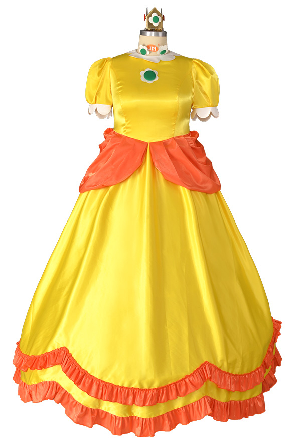 Übergröße Prinzessin Daisy Cosplay Kostüm