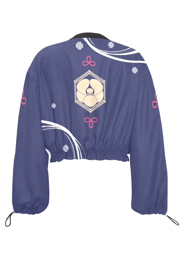 Veste Antisolaire Top Violet Dérivé Kamisato Ayaka à Manches Longues