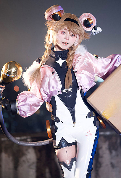 Wuthering Waves Emily Cassplay Cosplay Disfraz Mono Chaqueta con calcetines y diadema