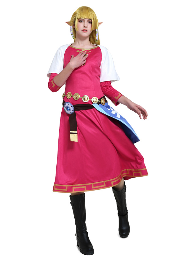 The Legend of Zelda Skyward Sword Princess Zelda Vestido de Cosplay