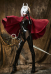 Hollow Knight: Silksong Hornet Cosplay Costume Black Bodysuit with Red Cape and Mask