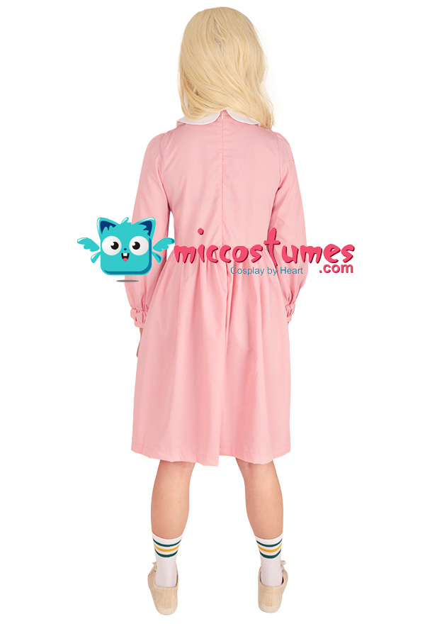 open lace back dress ELEVEN DRESS | Stranger Things Halloween Costume | Eleven Cosplay main image 0