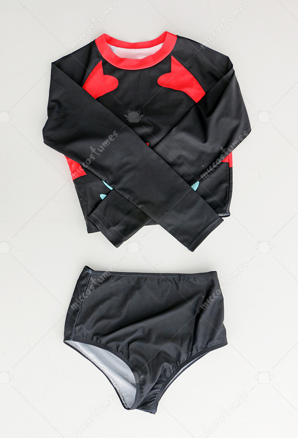 Rei Ayanami Swimsuit Two Piece Bathing Suit Top Quality Swimwear