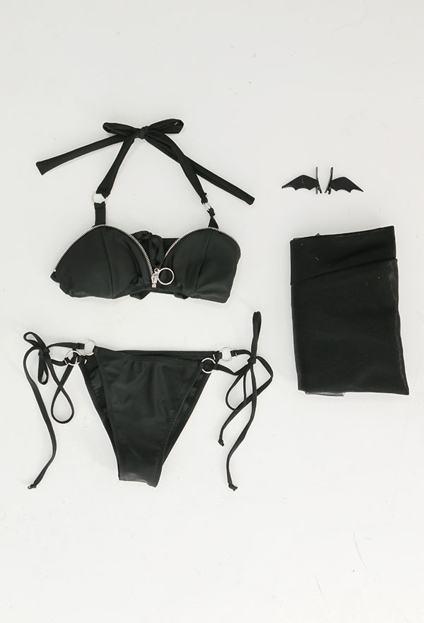 Gothic Style Swimsuits - Sexy Lace Up Bathing Suits