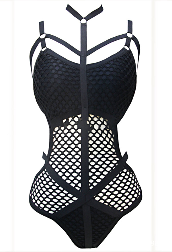 Women Sexy Swimsuit - Mesh Hollow Bathing Suit Swimwear