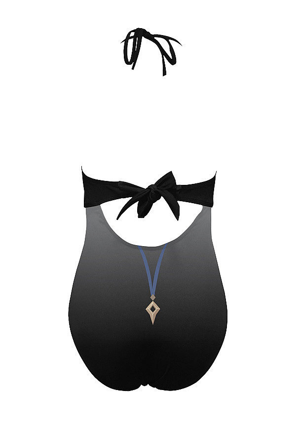 One Piece Bathing Suit Clipart Black And White