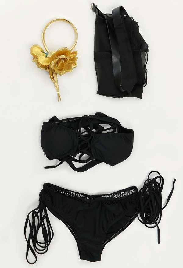 Bikini set hot sale with headband