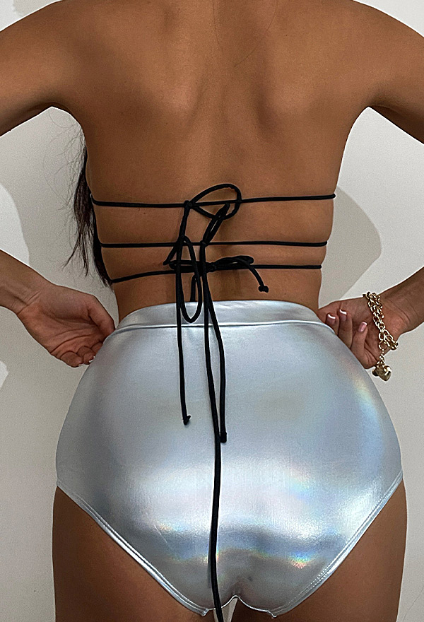 Shiny best sale bikini bottoms